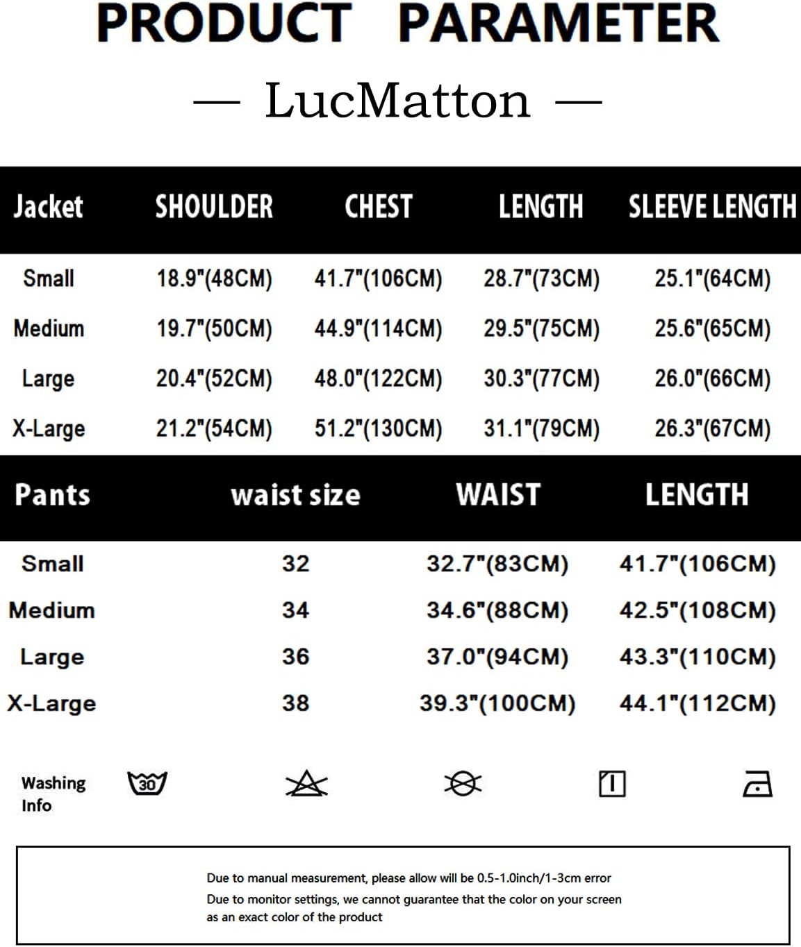 LucMatton Men's Metallic Sequin Suits 2 Piece Disco Sets, Shiny Jacket and Pants for Formal Events, Regular Fit, Long Sleeve, Dry Clean Only
