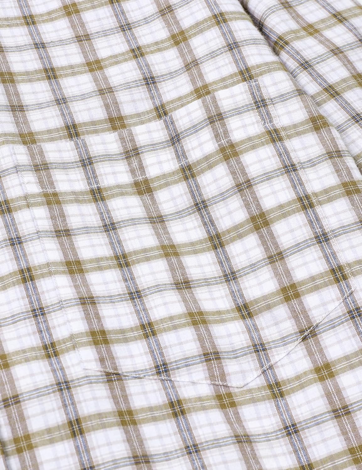 LucMatton Men's Gingham Dress Shirt Casual Business Long Sleeve Button Down Shirts with Pocket