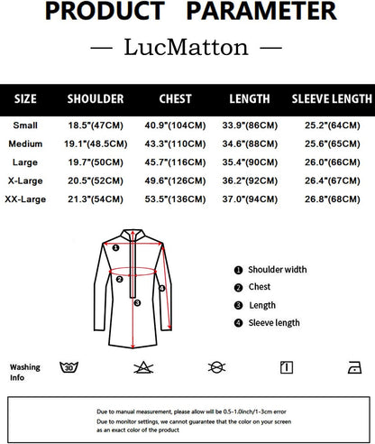 LucMatton Men's Traditional African Long Sleeve Dashiki Shiny Metallic Pattern Printed Party Shirt