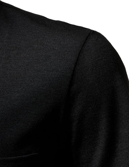 LucMatton Men's Lightweight Henley Shirt Casual Stretch Slim Fit Short Sleeve T-Shirt with Pocket